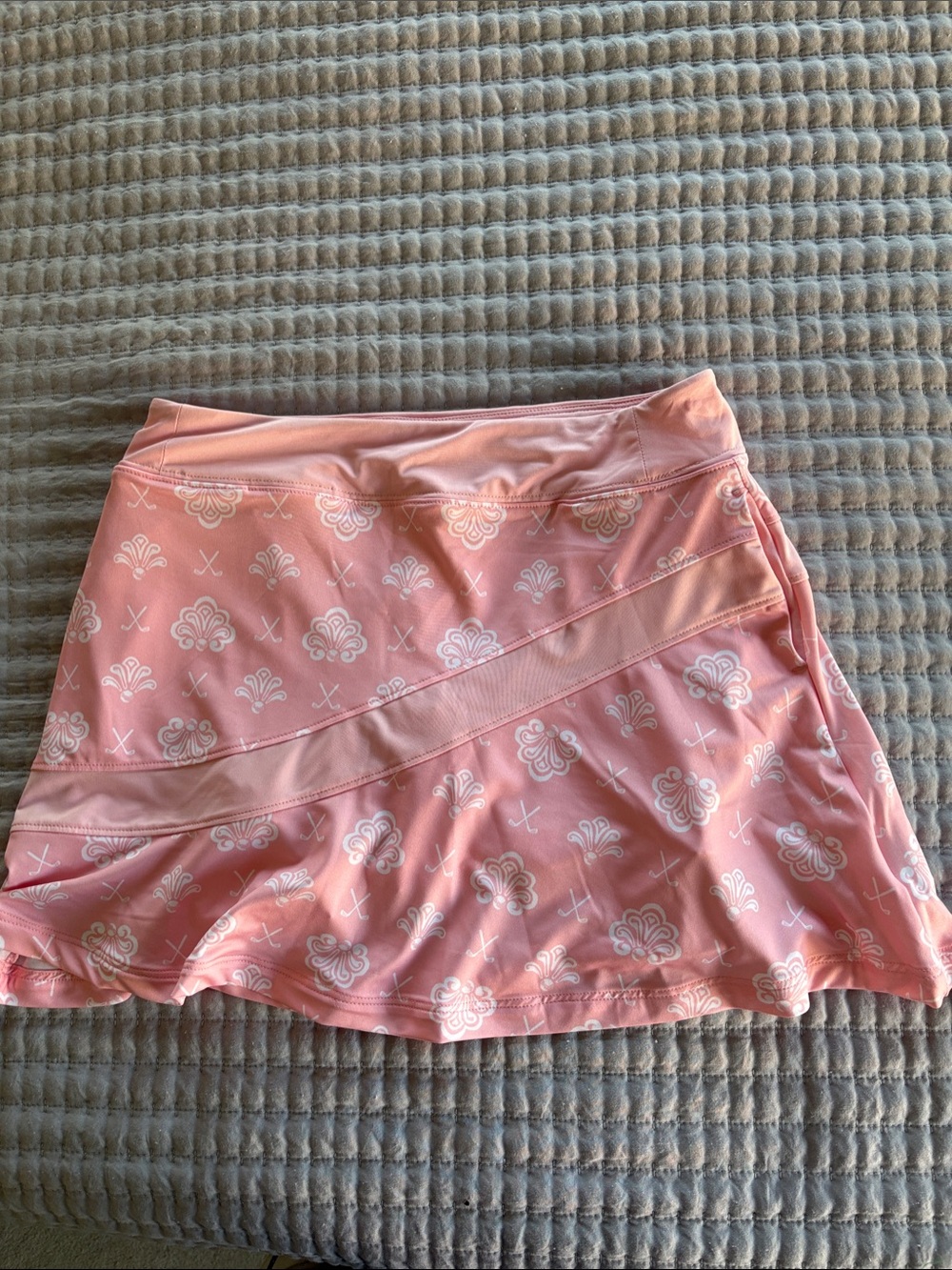 NWOT Pink Printed Girls Skort - Performance Golf Skirt